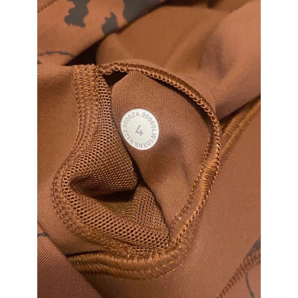 Lululemon Align High-Neck Tank Size 6 Camo Contour Jacquard Ancient Copper NWOT - Picture 5 of 5